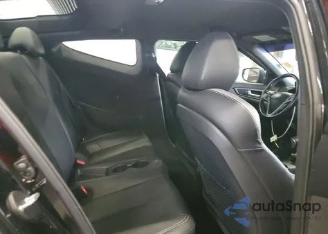 2017 Hyundai Veloster Turbo from USA, damaged, VIN KMHTC6AE0HU308755